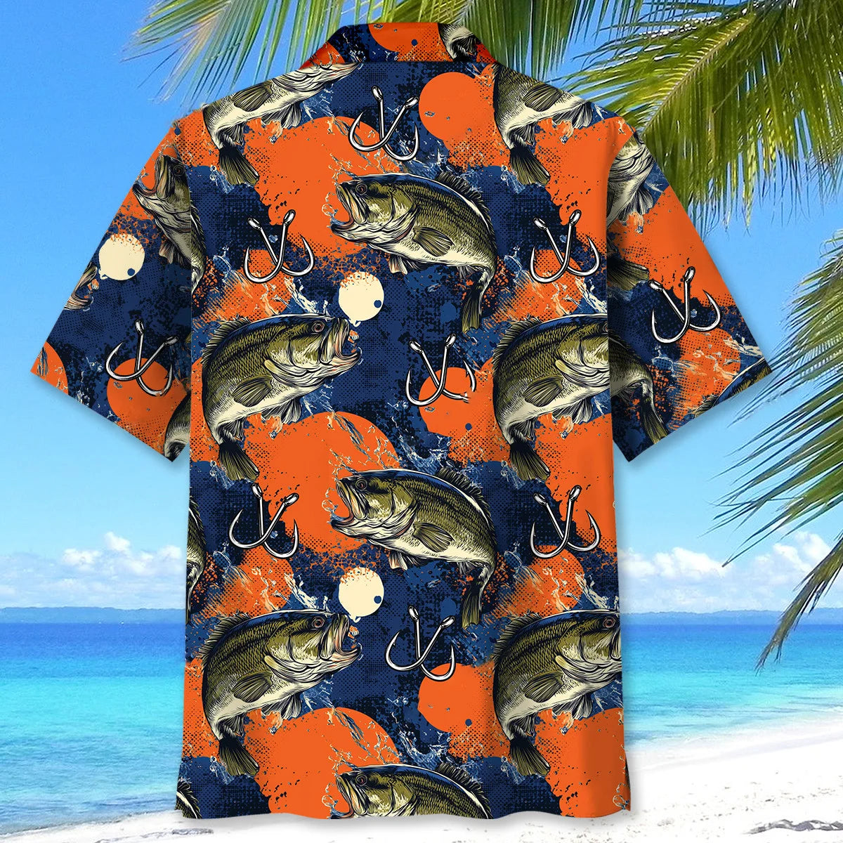 Grunge Bass Fish Hawaiian Shirt