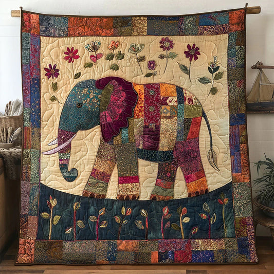 Guardian Elephant Quilt Blanket