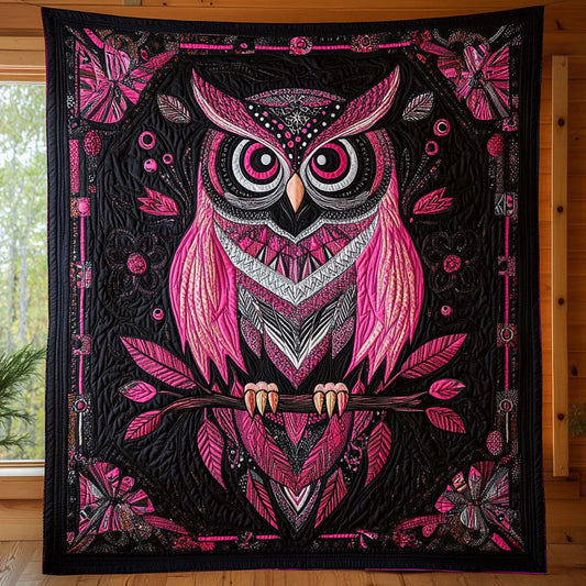 Guardian Owl Quilt Blanket
