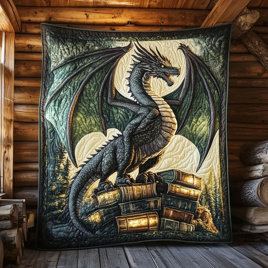 Guardian's Grimoire Quilt Blanket
