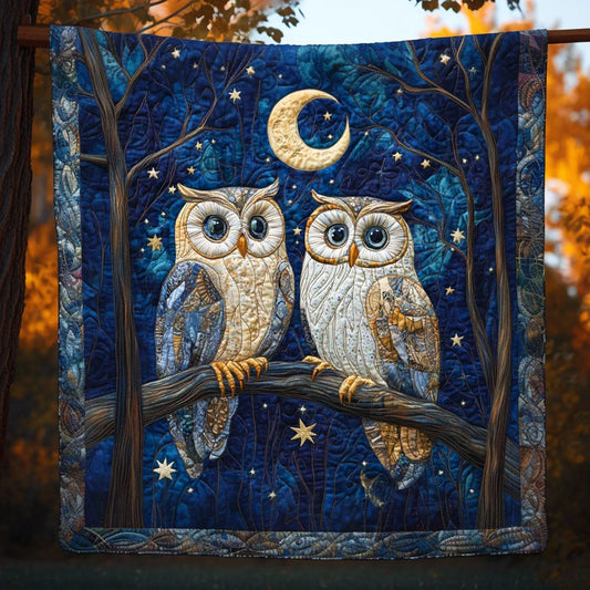 Guiding Owl Quilt Blanket