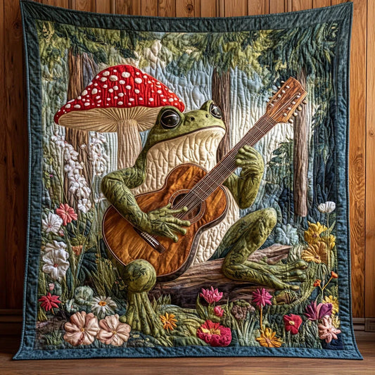 Guitar Lover Quilt Blanket