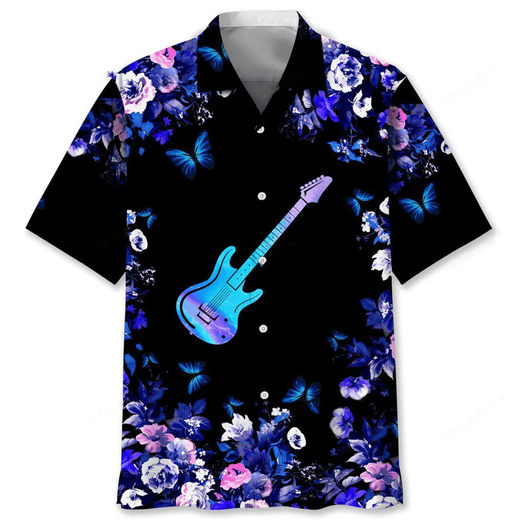 Guitar Nature Hawaiian Shirt