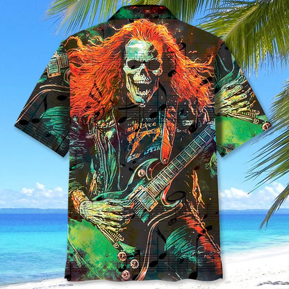 Guitar Rock Star Hawaiian Shirt