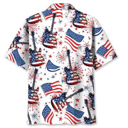 Guitar Usa Proud Hawaiian Shirt