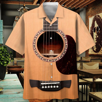 Guitar Vintage Hawaiian Shirt