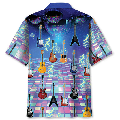 Guitars Color Hawaiian Shirt