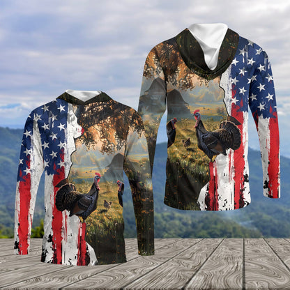 Realistic Patriotic Turkey  Peaceful All Over Print Shirt