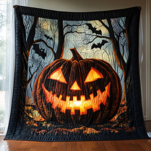 Halloween Harvest Glow Quilt Blanket