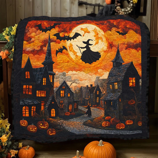 Halloween Hollow Quilt Blanket