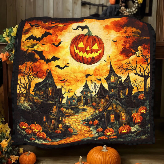 Halloween Hollow Quilt Blanket