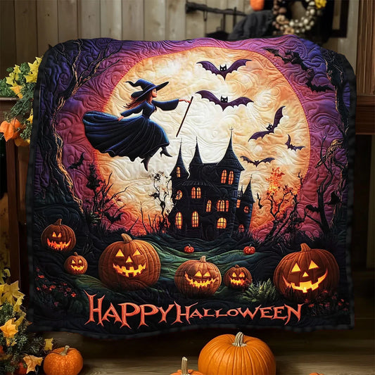 Halloween Howls Quilt Blanket