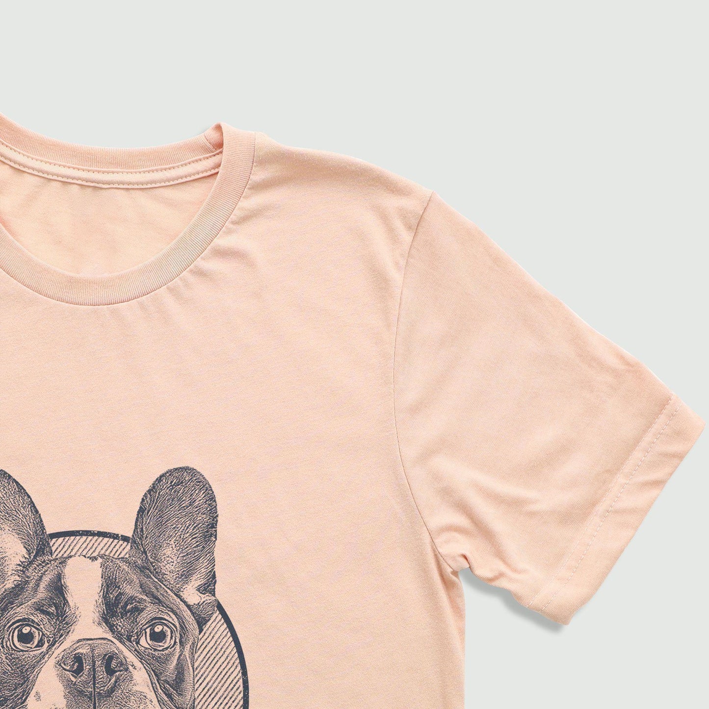 Hand Drawn Dog Face T-Shirt by Real Artisan, custom pet portrait gift for pet lovers (view 22)