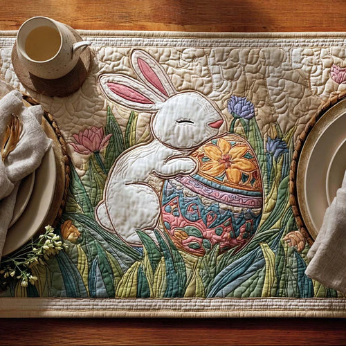 Happy Bunny Quilted Table Runner