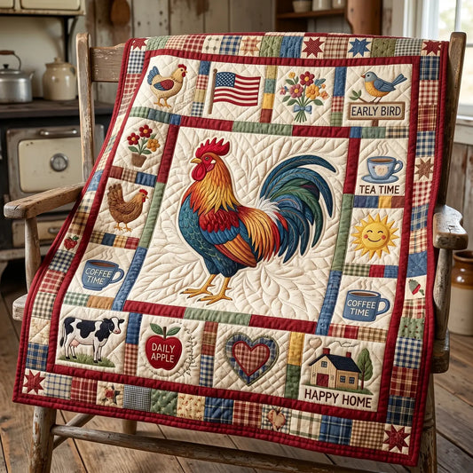 Happy Home Quilt Blanket
