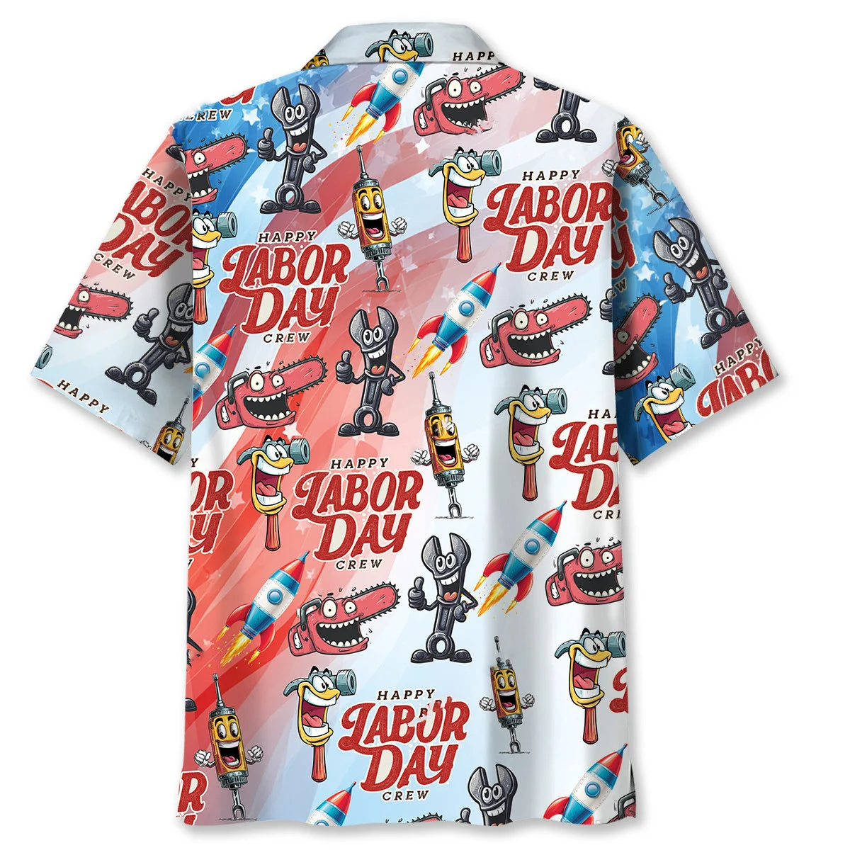 Happy Labor Day Crew Hawaiian Shirt
