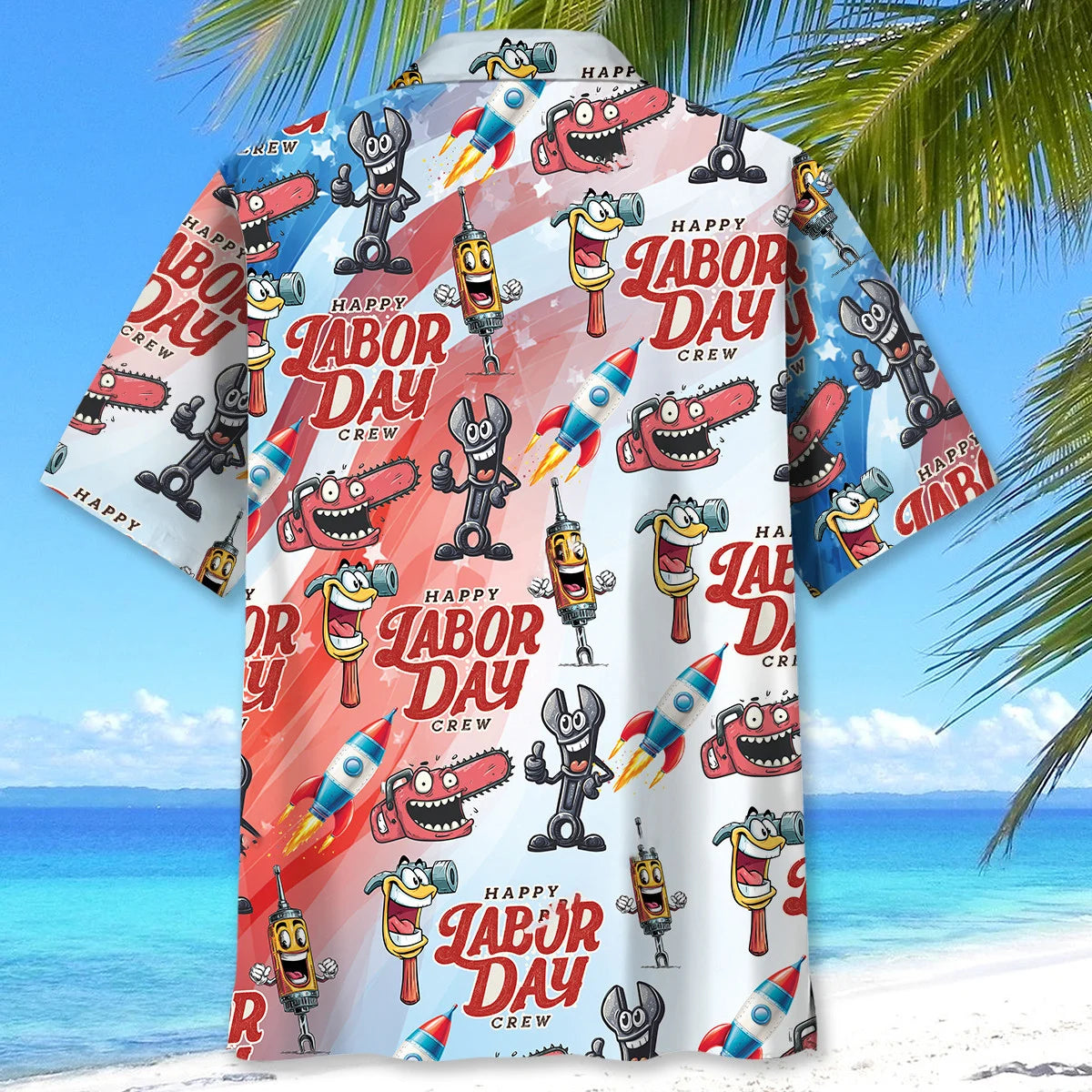 Happy Labor Day Crew Hawaiian Shirt