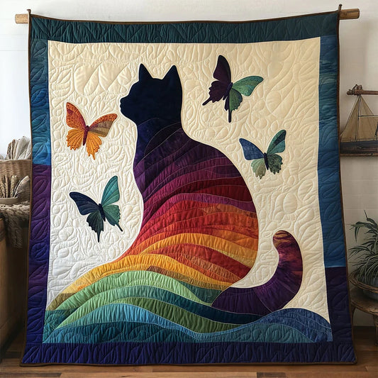 Harmony Cat Quilt Blanket