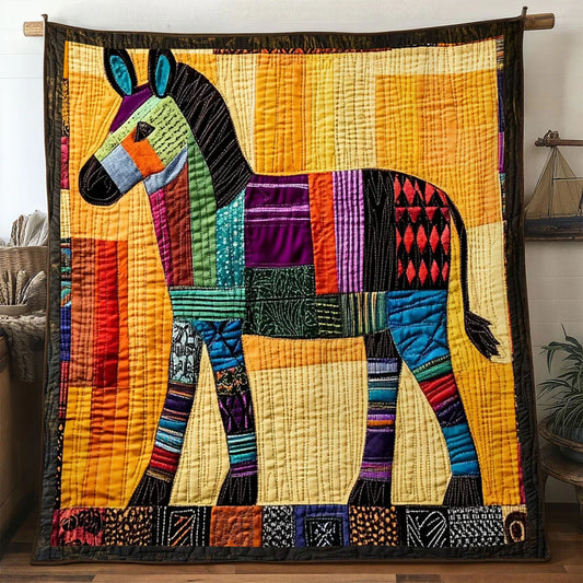 Harmony Donkey Quilt Blanket