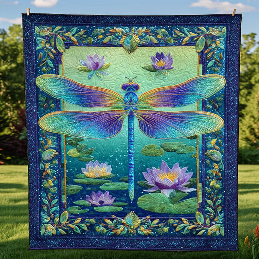 Harmony Dragonfly Quilt Blanket