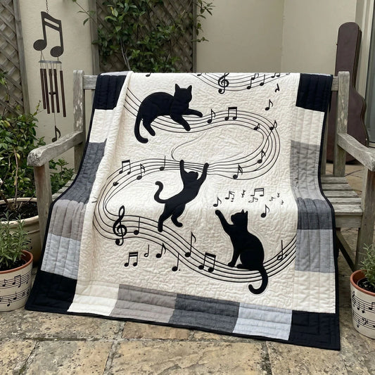 Harmony Paws Quilt Blanket