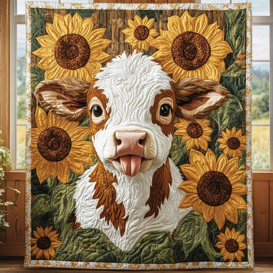 Harvest Cows Quilt Blanket