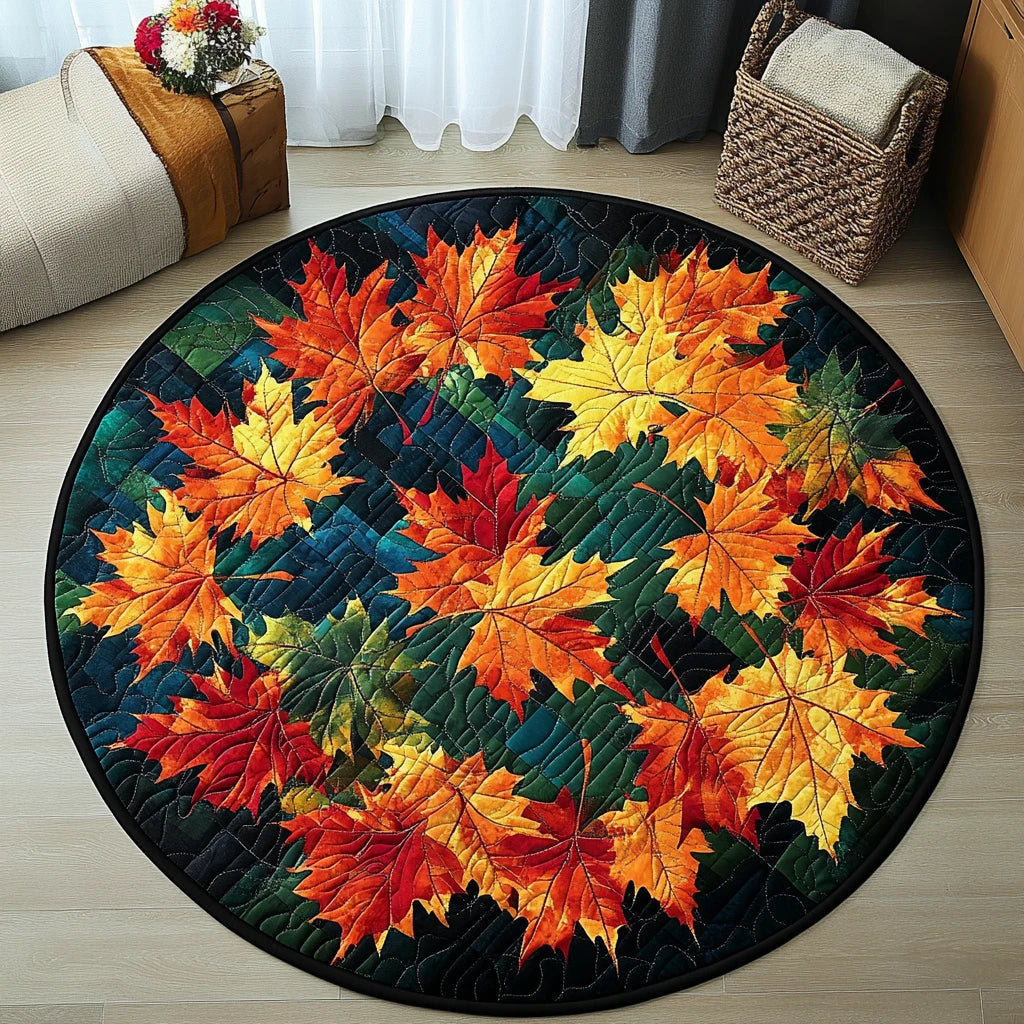 Harvest Delight Quilted Round Mat