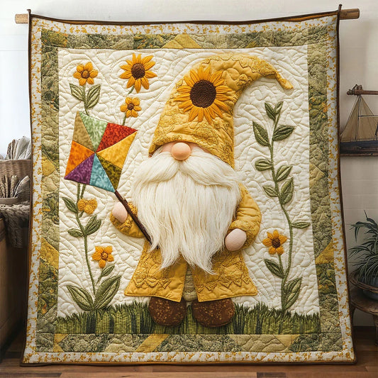 Harvest Gnome Quilt Blanket