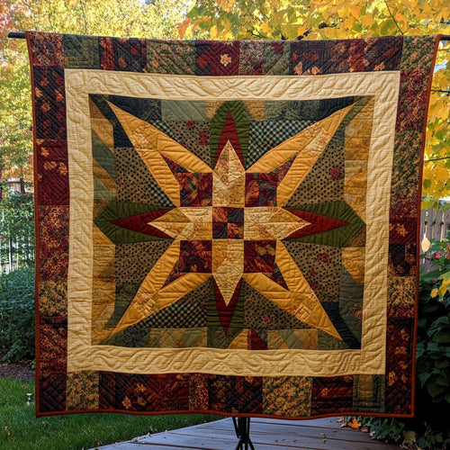 Harvest Star Quilt Blanket