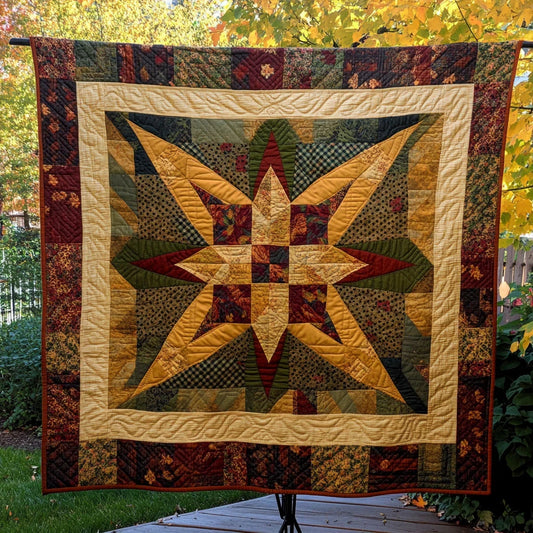 Harvest Star Quilt Blanket