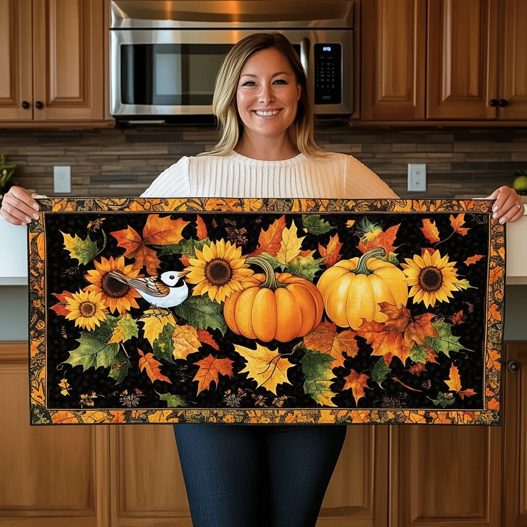 Harvest Time Quilted Table Runner