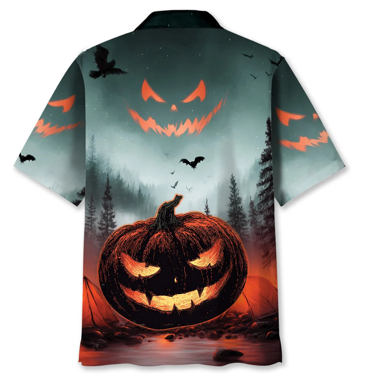 Haunted Lakeside Campground Hawaiian Shirt