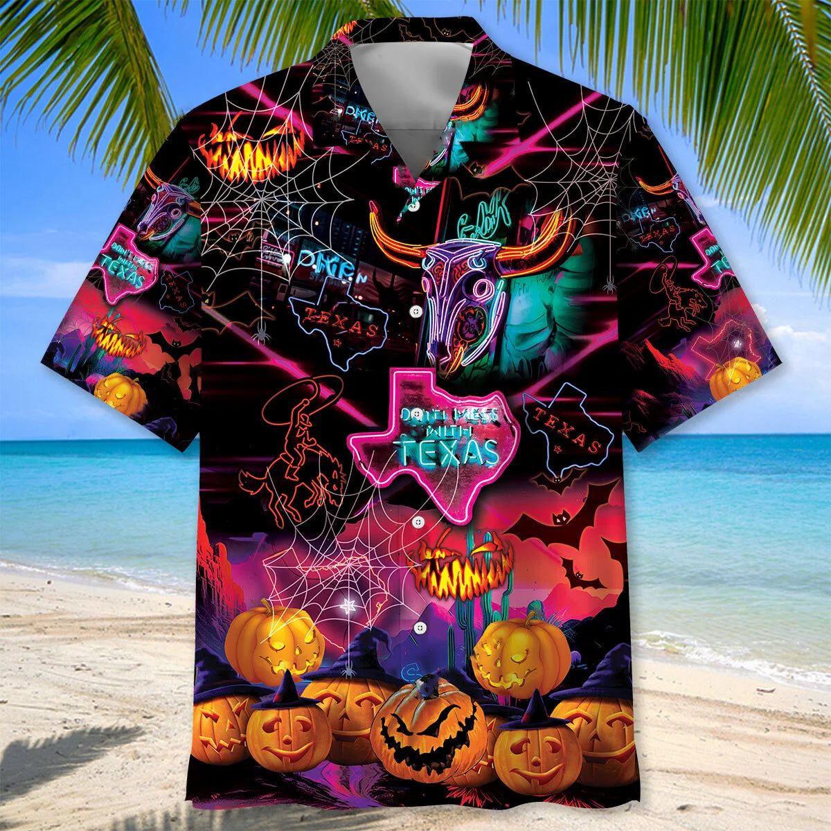 Haunted Texas State Hawaiian Shirt