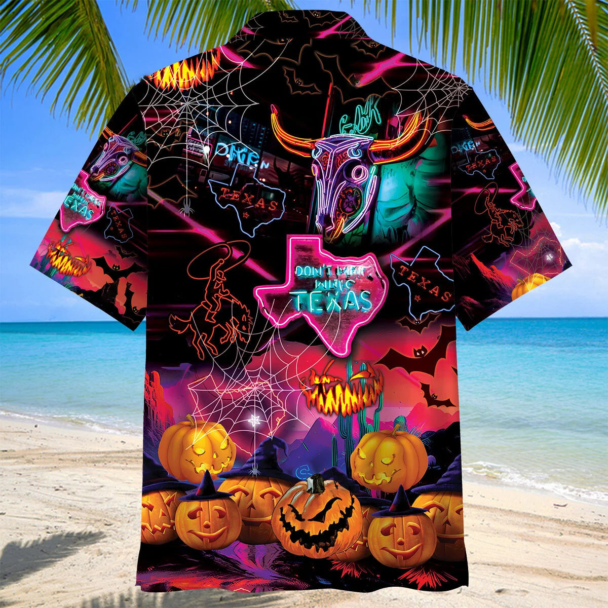 Haunted Texas State Hawaiian Shirt