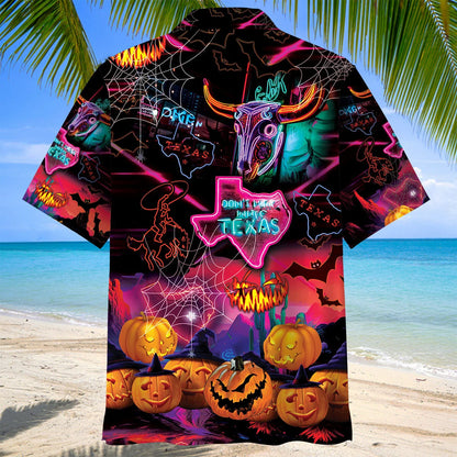 Haunted Texas State Hawaiian Shirt
