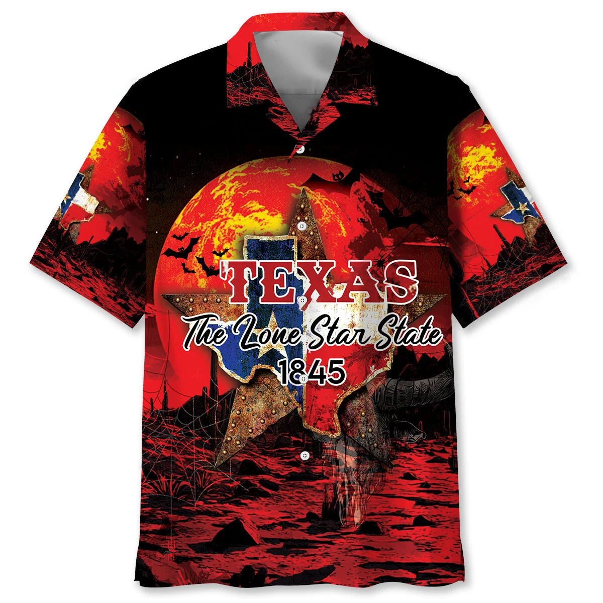 Haunted the Lone Star State Hawaiian Shirt