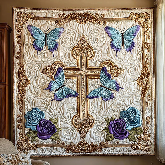 Healing Butterfly Quilt Blanket