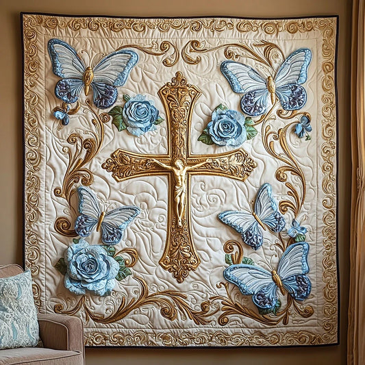 Healing Butterfly Quilt Blanket