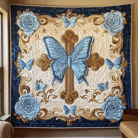 Healing Butterfly Quilt Blanket