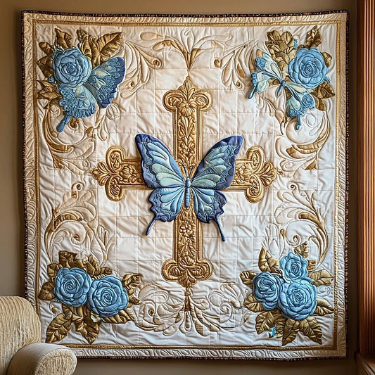 Healing Butterfly Quilt Blanket