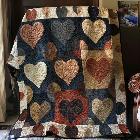Heart Quilt Blanket