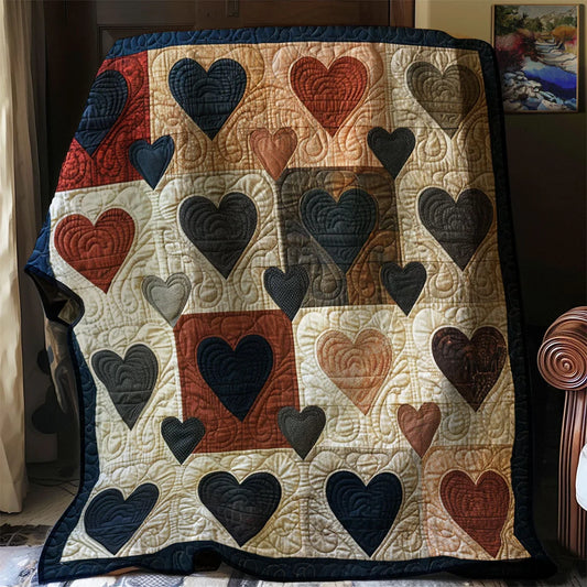 Heart Quilt Blanket