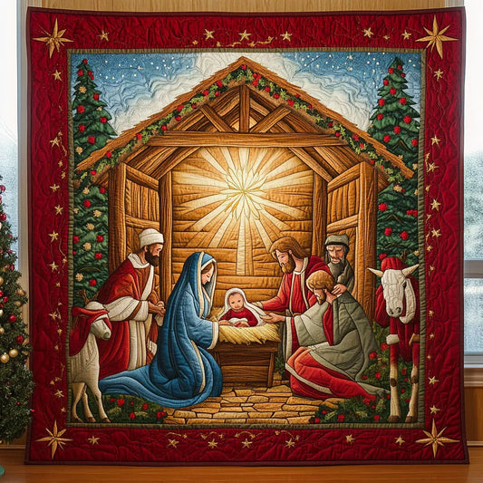 Heavenly Glow Quilt Blanket