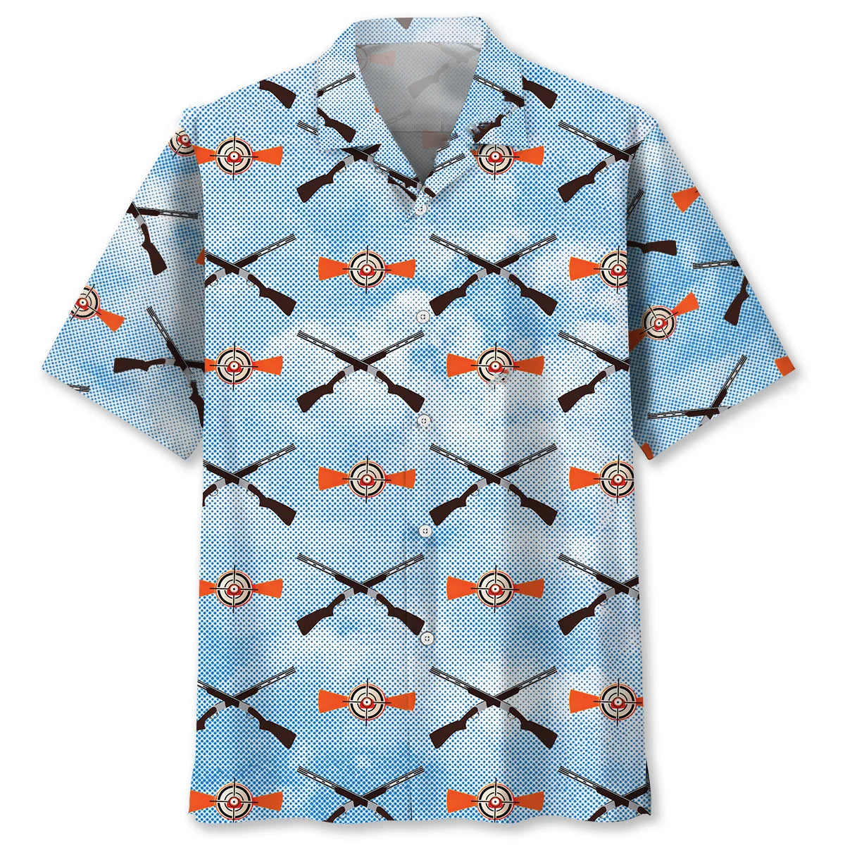 Helice Shooting Blue Sky Hawaiian Shirt