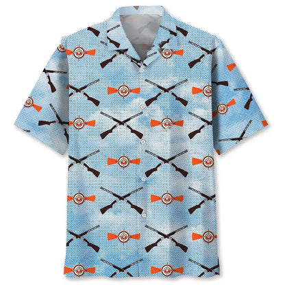 Helice Shooting Blue Sky Hawaiian Shirt