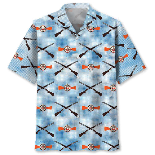 Helice Shooting Blue Sky Hawaiian Shirt