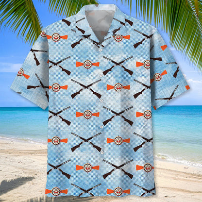 Helice Shooting Blue Sky Hawaiian Shirt