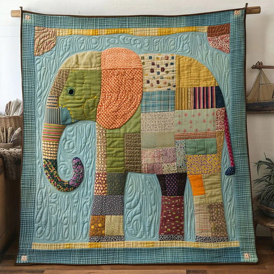 Heritage Elephant Quilt Blanket