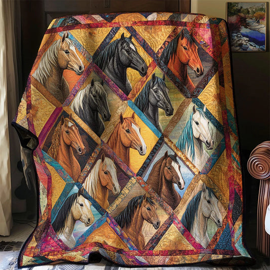 Heritage Horse Quilt Blanket