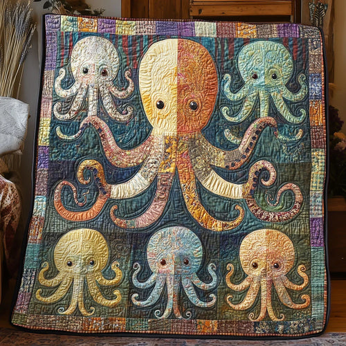 Heritage Octopus Quilt Blanket